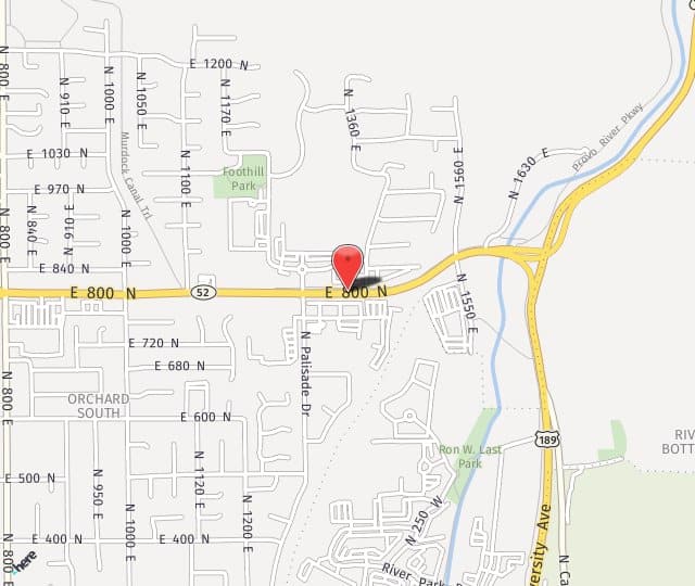 Location Map: 1375 E 800 N Orem, UT 84097